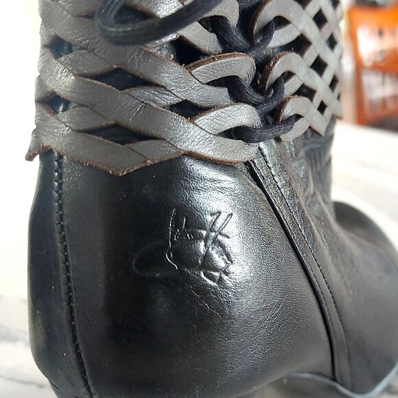 Fluevog Bellevue Inez Sexton Boot - Size 8.5 - Picture 10 of 11